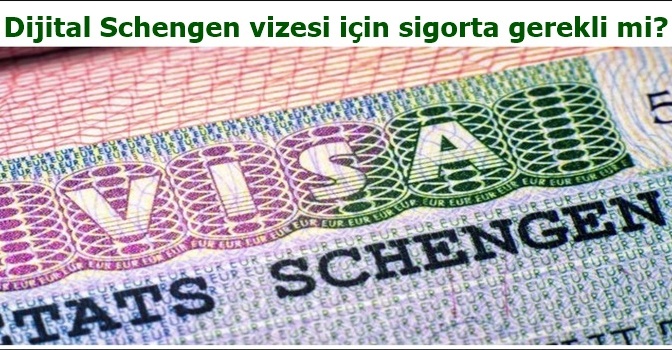Dijital Schengen vizesi için sigorta gerekli mi? 🇪🇺 🛂