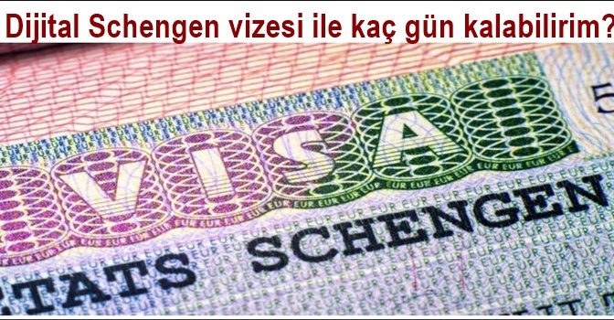 Dijital Schengen vizesi ile kaç gün kalabilirim? 🇪🇺 🛂